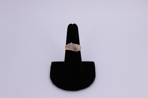 10KT Yellow Gold Lady's Diamond Ring Size 6 