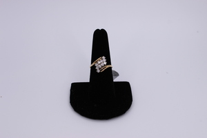 14KT Yellow Gold Lady's Diamond Cluster Ring