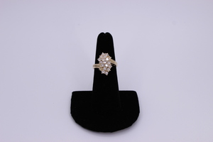  14KT Lady's Yellow Gold 1CT APP Diamond Ring Size 6