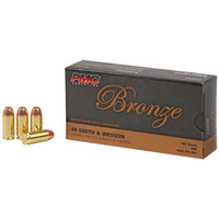 PMC, Bronze, 40S&W, 165 Grain, Jacketed Hollow Point, 50 Round Box