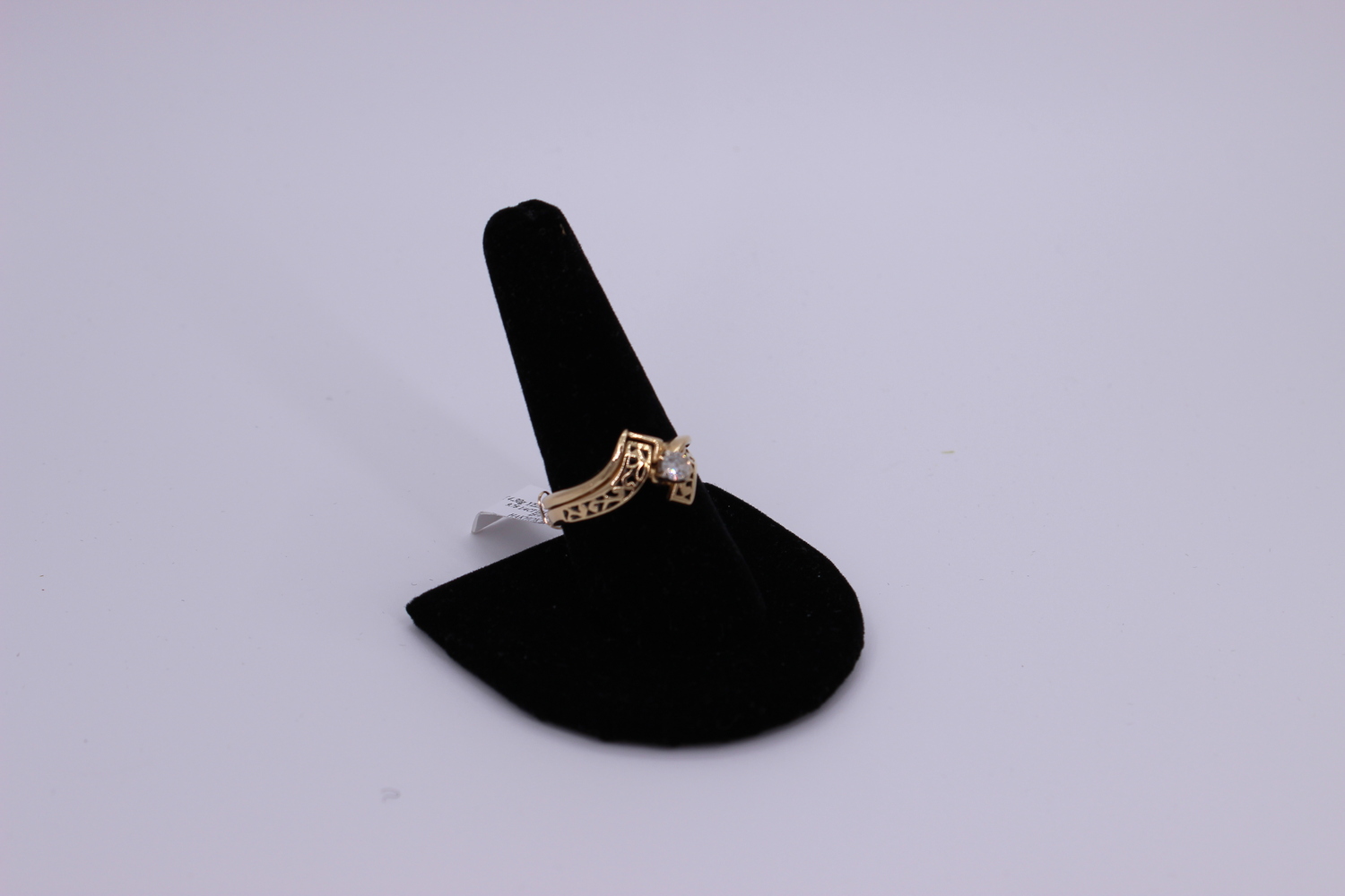 14KT Yellow Gold Lady's Dimond Ring Size 9 3/4 