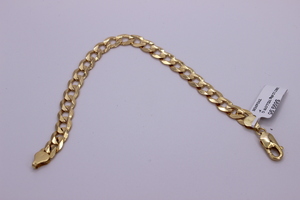 9" Link Bracelet 10KT Yellow Gold 12.60 Grams