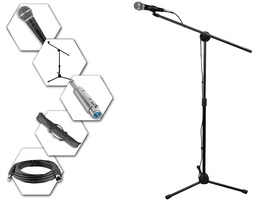 Professional microphone package with Stand/ Cords/ Wire .
