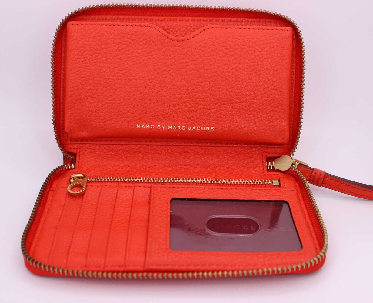 Marc Jacobs Bright Tangelo Wallet