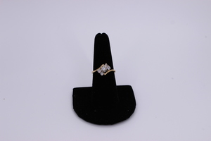 14KT Yellow Gold Lady's Diamond Cluster Ring