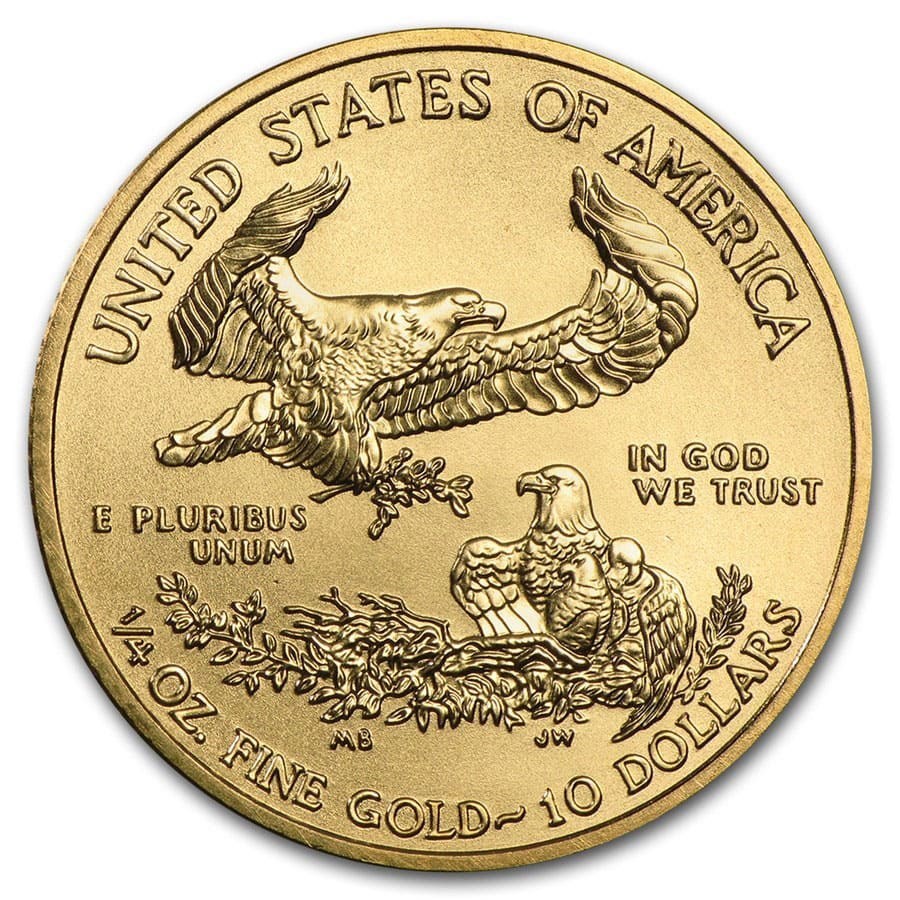 US MINT Gold EAGLE 1/4 OZT Random Year