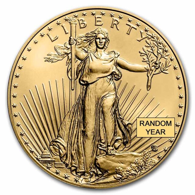 American Gold Eagle 1/2 Ozt Random Year
