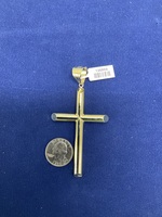  Gold 10KT Cross Charm