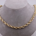  Gold Hollow Rope Chain 10kt 8mm 24"