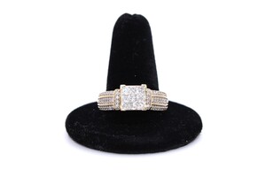  Gold 10KT Engagement Ring .95 CTTW Size 9