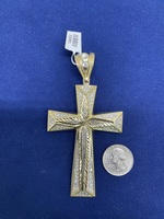  Gold 10KT Cross Charm