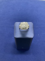  Ladies 10KT Diamond Cluster Ring 2 CTTW APPX