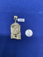  Gold 10KT Jesus Head Charm