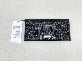 BRAHMIN CORDELIA CHECKBOOK BLACK MELBOURNE