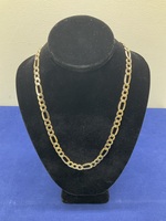 10KT Gold Figaro Chain 28”