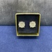  10KT Gold Cluster Earrings 2.4 CTTW Appx