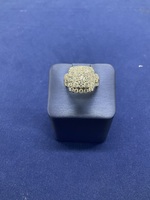  14KT White Gold Ring 3.2 CTTW Appx