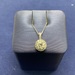  14KT White Gold Diamond Pendant 1.25 CTTW 1 CT Center