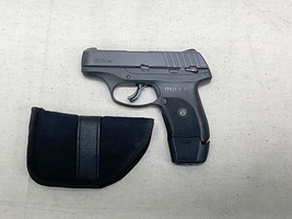 RUGER EC9S 9mm pistol with holster