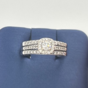  White Gold Wedding Set
