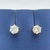  Gold 14kt Yellow Diamond Studs 1.40gms Earrings 4/5ct tw appx w/ JAGI cert 